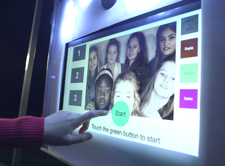 Selfie Touch Screen